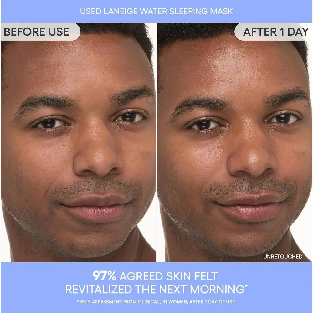 LANEIGE Water Sleeping Mask: Hydrating Korean Overnight, Squalane & Probiotic